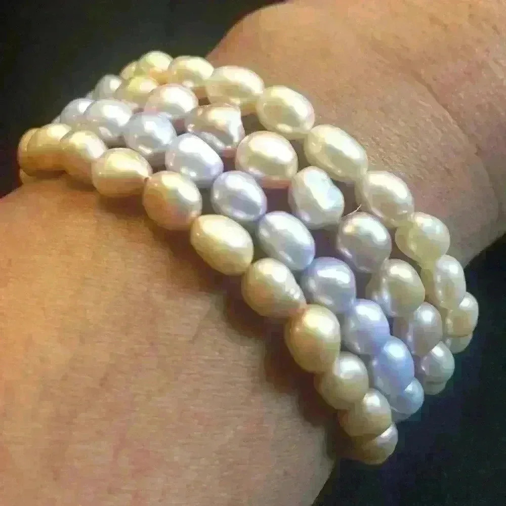 7 pc Mixed bead bracelets - Picture 9 of 10